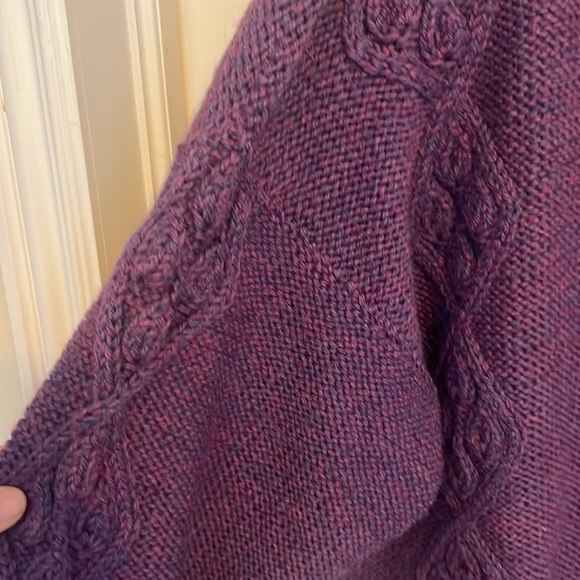 RARE Vintage Mary Smith design 100% wool knit Irish sweater - Picture 4 of 6